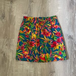 J. Crew floral skirt